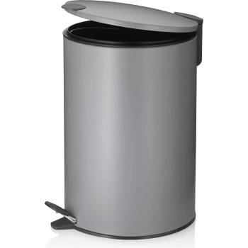 Image 1 of Kela Кош за отпадъци kela mats с педал (12 л) - светлосив (kela 10640)
