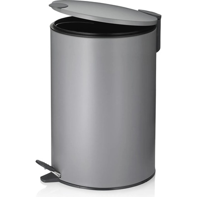 Kela Кош за отпадъци kela mats с педал (12 л) - светлосив (kela 10640)