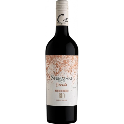 Stemmari Nero d'Avola Creato Organic červené 13% 0,75 l (čistá fľaša)