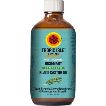 Tropic Isle Living černý ricinový olej s rozmarýnem 118 ml