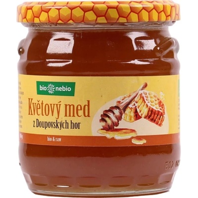 BioNebio Bio květový med z Doupovských hor ČESKÉ BIO 500 g