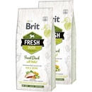 Brit Fresh Duck with Millet Adult Run & Work 2 x 12 kg
