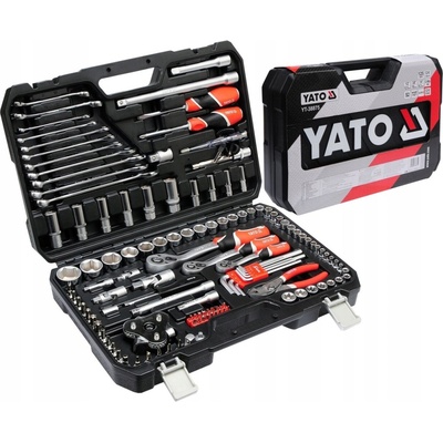 Yato Gola sada 1/2', 3/8', 1/4' + príslušenstvo 126 ks YT-38875