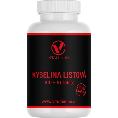 Vitaminum Kyselina listová Vitamín B9 800 mcg 110 tablet