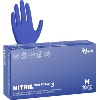 Espeon NITRIL MOISTCARE3 nepudrované tmavě modré 100 ks