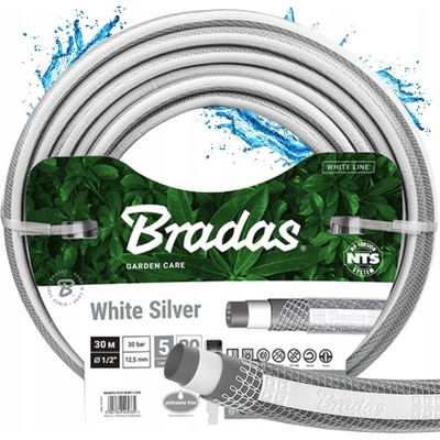 Bradas NTS Whitesilver 1/2" 30m