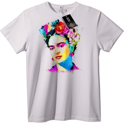 NOONEBRAND Тениска Фрида Кало Цветно изкуство - 2XL, White