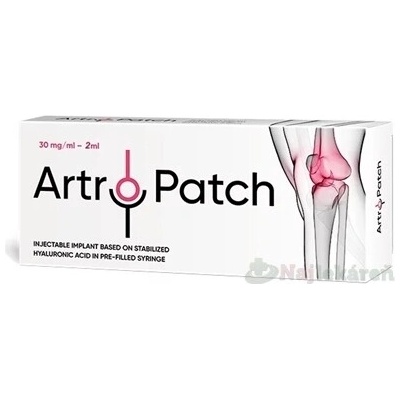 Artro-Patch Implantát na báze HA 60 mg/2 ml v predplnenej injekčnej striekačke na náhradu synoviálnej tekutiny 30 mg/ml 2 ml
