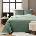 douceur d'intérieur Зелено комплект шалте и калъфка за възглавница от шерпа 220x240 cm Mylene - douceur d'intérieur (1645195)