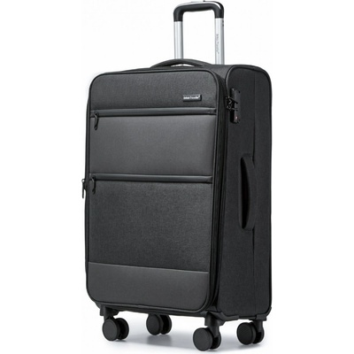 British Traveller Suitcase černá 75L