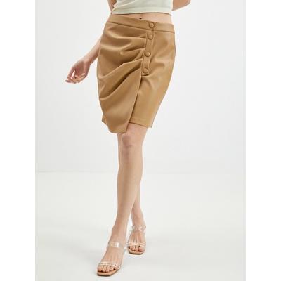 Orsay Светлокафява дамска пола от изкуствена кожа ORSAY Orsay | Kafyav | ЖЕНИ | S