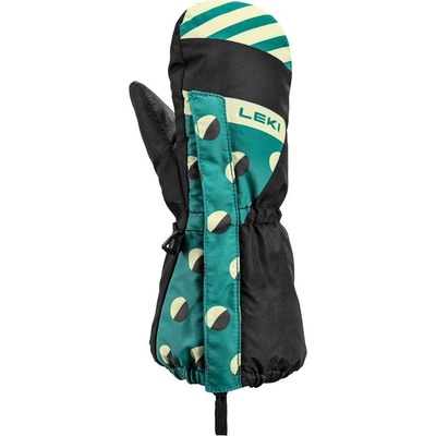 Leki Paw GTX Mitt Long dětské lyžařské rukavice black/medium/green