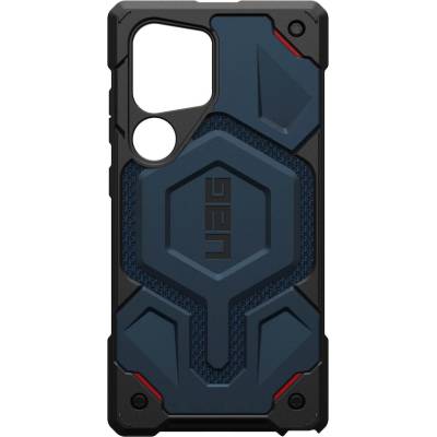 Urban Armor Gear Gear Monarch Pro Case - удароустойчив хибриден кейс с MagSafe за Samsung Galaxy S24 Ultra (тъмносин)