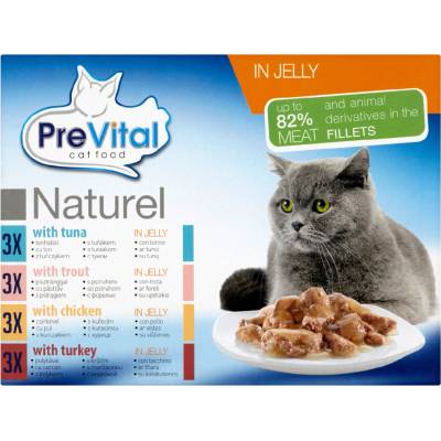Prevital kuře / krůta / pstruh / tuňák 12 x 85 g