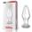 Анален плъг, стъклена романтика, 12см. - Glass Butt Plug Clear (LVTOY00250)