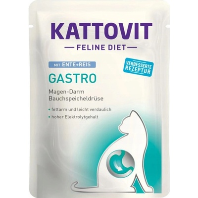 Kattovit Gastro kačica a ryža 85 g