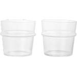 Ferm Living Boya Low чаши, 300 ml, прозрачни, 2 бр (1104272029)