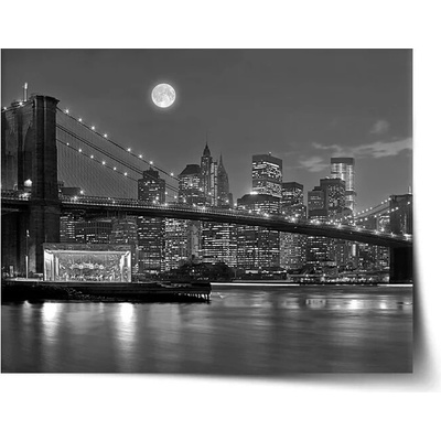 Sablio Plagát Nočný New York 2 - 60x40 cm