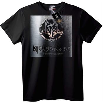 NOONEBRAND Тениска Nevermore Пълна Колекция - 7XL, Black