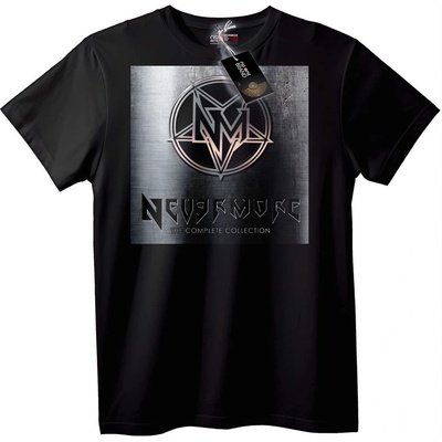 NOONEBRAND Тениска Nevermore Пълна Колекция - 7XL, Black