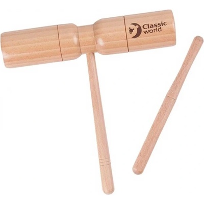 Classic World Музикален инструмент Classic World - Тонблок с дръжка (CWE40505)