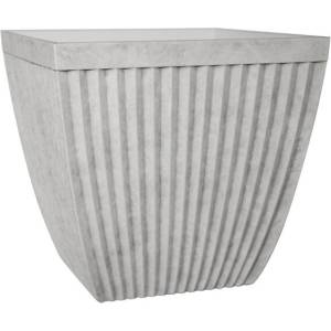  Саксия от полирезин, 43 × 43 × 41, 5 см, мисти грей