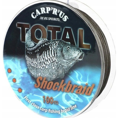 Carp´R´Us šňůra Total Shockbraid 100m 0,41mm 22,68kg