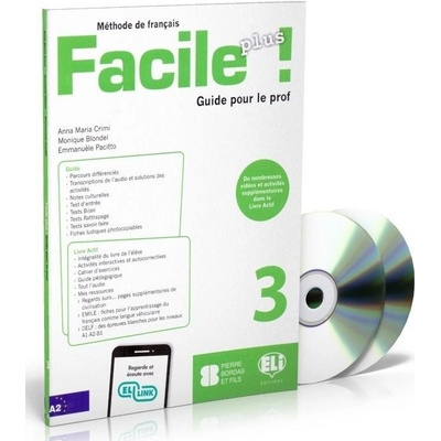 Facile plus 3 - Guide pedagogique + 2 AUDIO CDs - Crimi Anna Maria