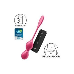 Satisfyer Love Birds 2, интелигентни вибриращи вагинални топчета с дистанционно управление 22, 2 x 3, 3 см (P24739)