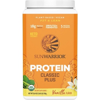Sunwarrior Protein Classic Plus | Plant Based with Stevia [750 грама] Ванилия