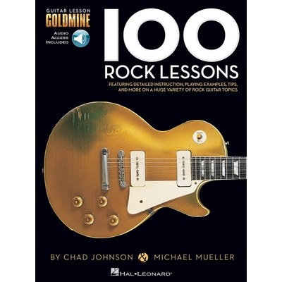 100 Rock Lessons + Audio Online kytara + tabulatura