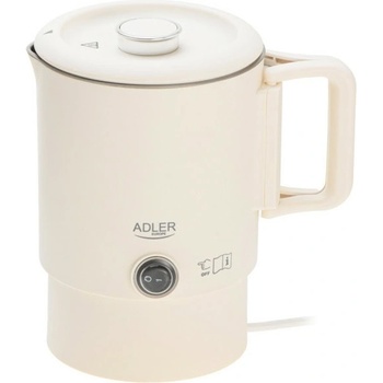 Adler Електрическа кана Adler AD 1388b, вместимост 0.8 литра, 550W, бежова (AD 1388b)