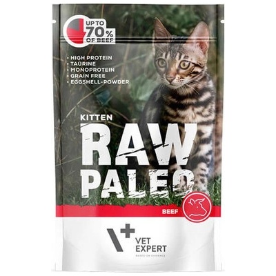 Vet Planet Raw Paleo Kitten Beef pro koťata 100 g