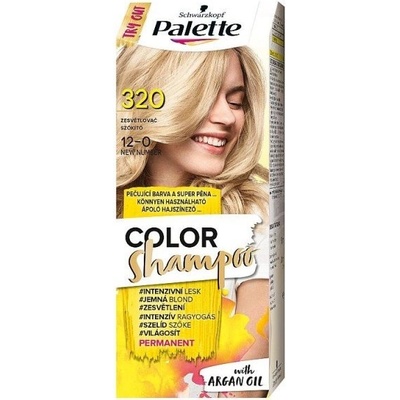 Schwarzkopf Palette Color Shampoo, 12-0 Zosvetľovač farba na vlasy 1 ks, 12-0