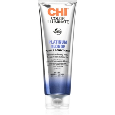 CHI Color Illuminate тониращ балсам за естествена или боядисана коса цвят Platinum Blonde 251ml