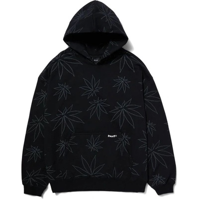 HUF mikina Plantlife Fleece Hoodie černá
