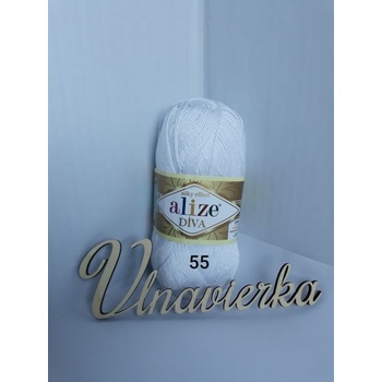 Alize Diva 55 biela