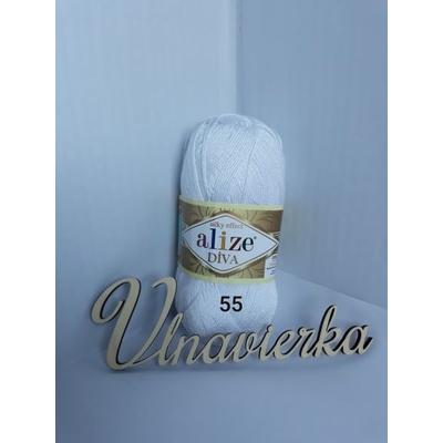 Alize Diva 55 biela