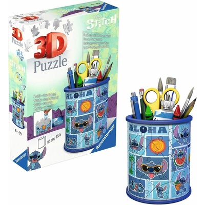 Ravensburger 3D Puzzle Stojan na ceruzky Disney Stitch 57 ks