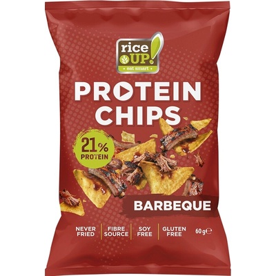 Rice Up Bezlepkový proteinový chips s příchutí barbecue 60 g