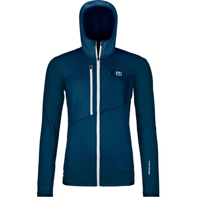 Ortovox Дамско вълнено яке Ortovox Women's Fleece Grid Hoody Fleece jacket - Deep Ocean (105-5183-0313)