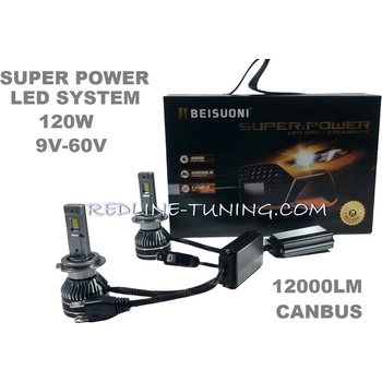 Image 1 of Лед крушки Н7 N9 за фарове 120W (Аl-3655-7)