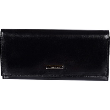 Lorenti Dámská kožená velká peněženka černá 72401 NIC BLACK