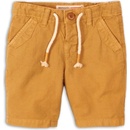 Minoti kraťasy chlapecké lněné Lizard 5 hnědá