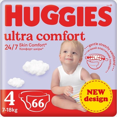 HUGGIES Ultra Comfort Mega 4 66 ks