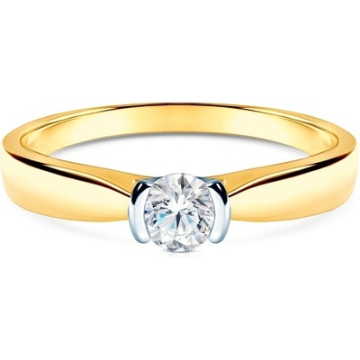 Savicki Zásnubný prsteň žlté zlato diamant SAV P BST 223 Z