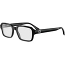 Fendi Squared Black Rectangular Eyeglasses