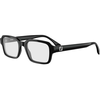 Fendi Squared Black Rectangular Eyeglasses