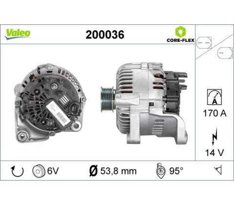 generátor VALEO 200036 VA 200036