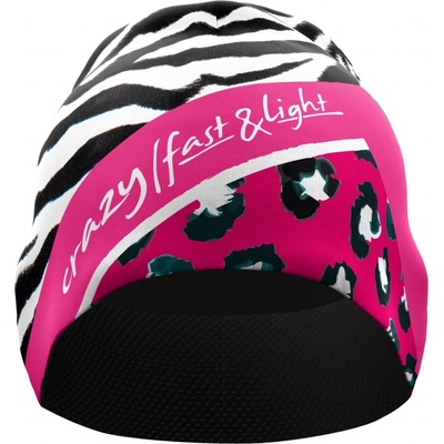 Crazy Idea čepice Spire Thermo Woman Black-Zebra